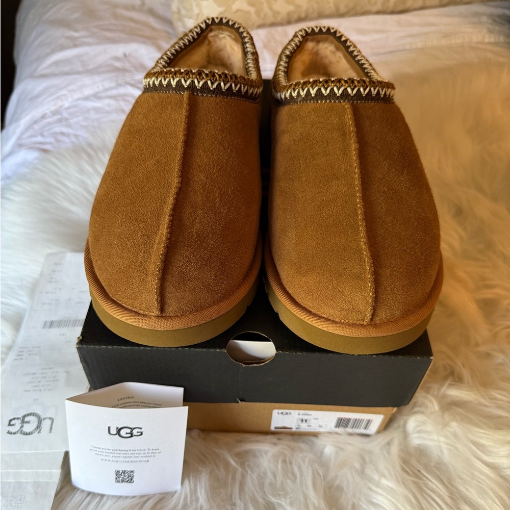UGG Chestnut Tasman Slippers Mens 11. Brand New in box!
